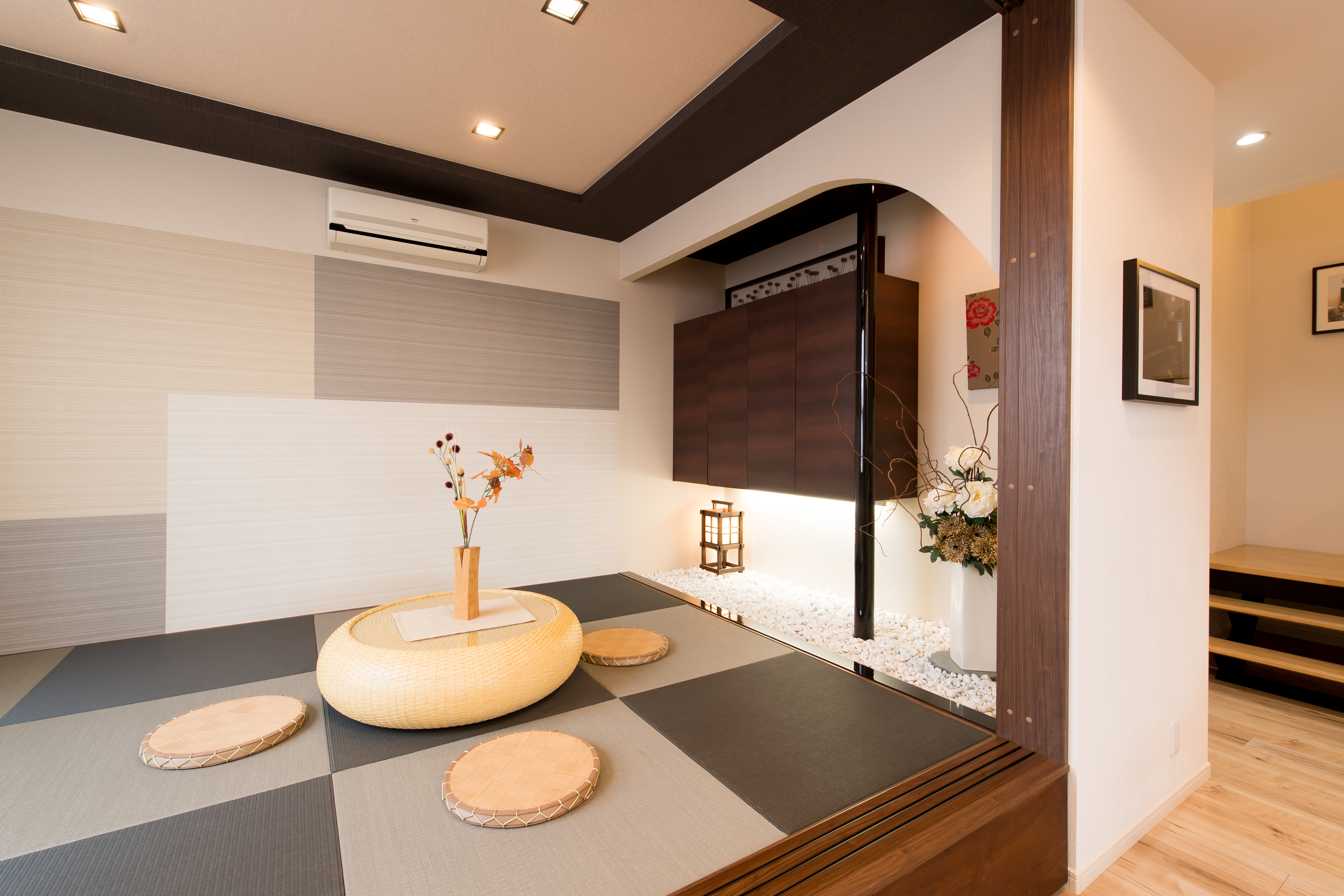 おしゃれな空間 和室 和歌山県和歌山市の注文住宅 新築一戸建てならマルコーホーム
